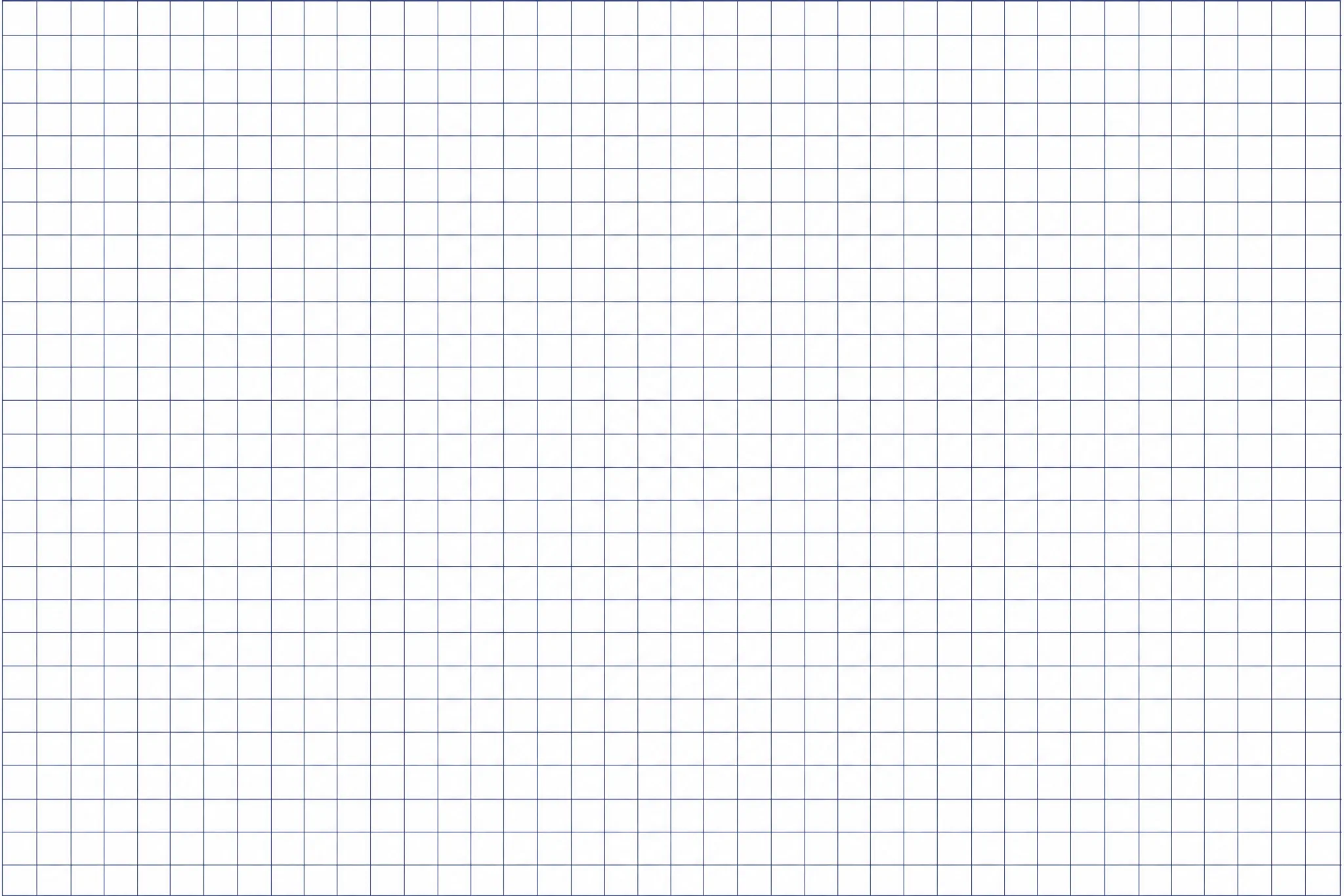 The Grid 04 pattern laid flat: a precise square grid of thin even lines, grid cells 4 mm across, two colours only, ink on paper feel, mathematically regular, no distortion